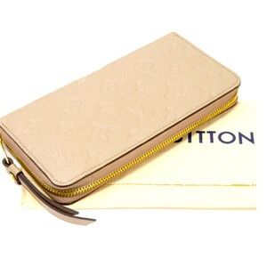 Louis Vuitton Monogram Empreinte Zippy Wallet Long Wallet